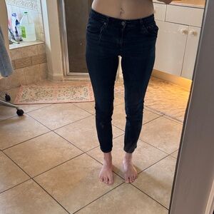 AG Adriano Goldschmied Dark Blue Skinny Jeans cigarette